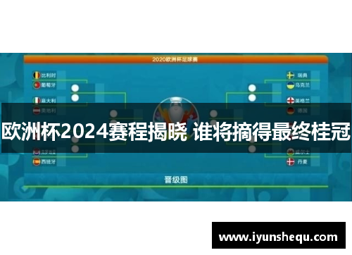 欧洲杯2024赛程揭晓 谁将摘得最终桂冠